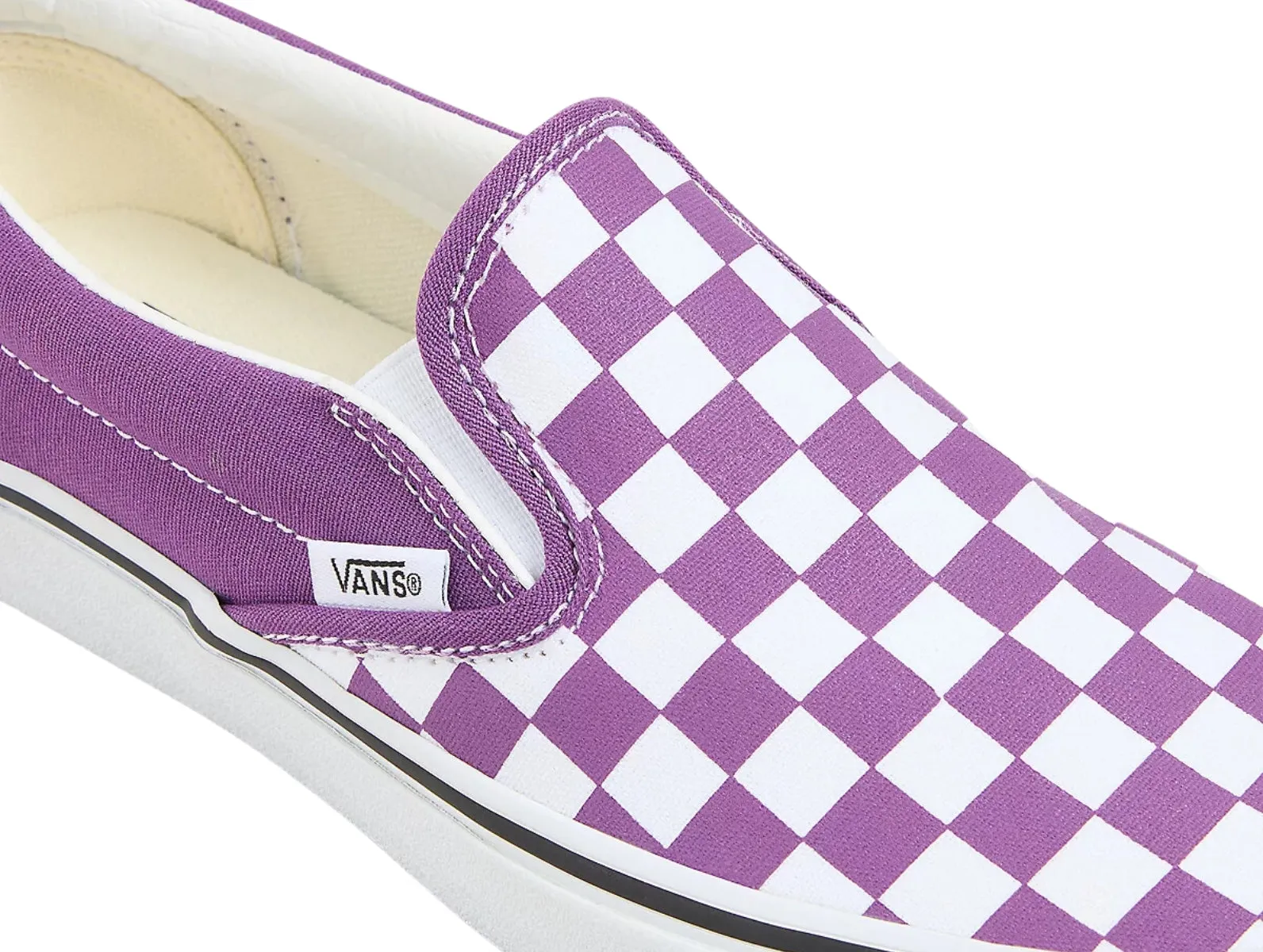 Vans Classic Slip-On Colour Theory Checkerboard - Purple White