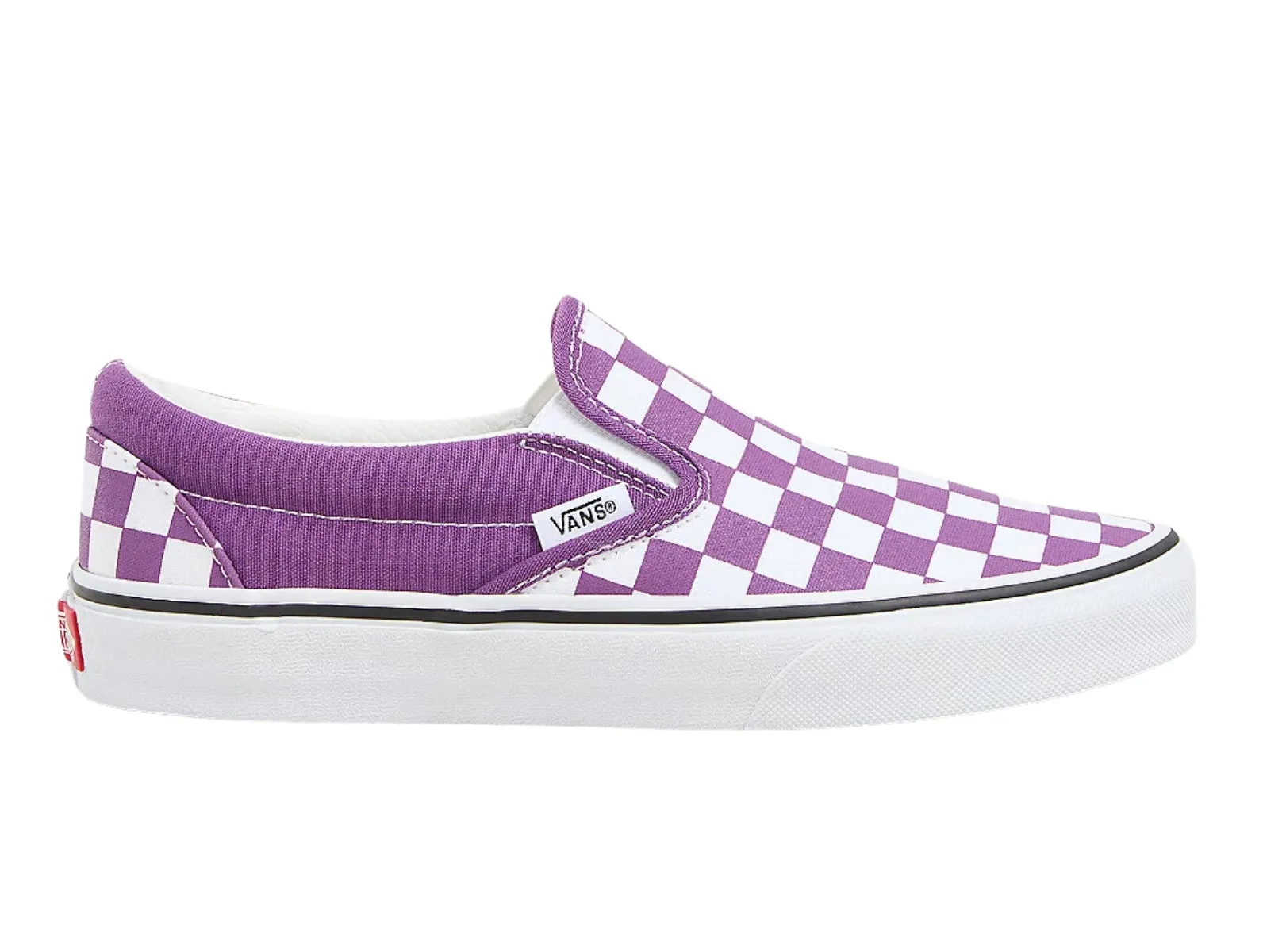 Vans Classic Slip-On Colour Theory Checkerboard - Purple White