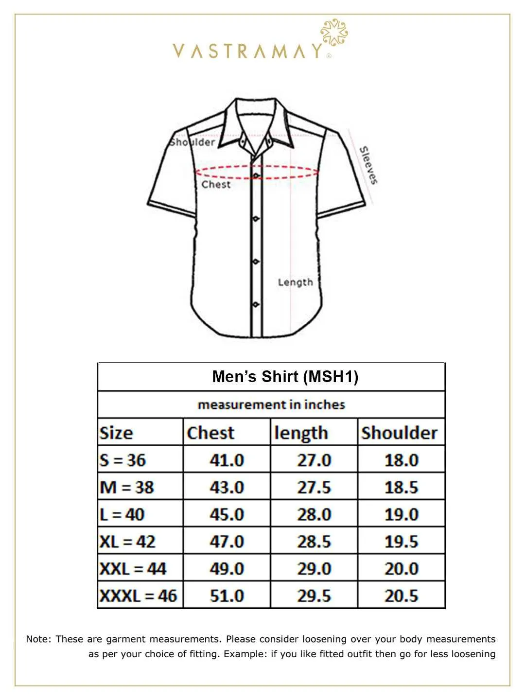 VASTRAMAY Men's Polka Dot Cotton Shirt